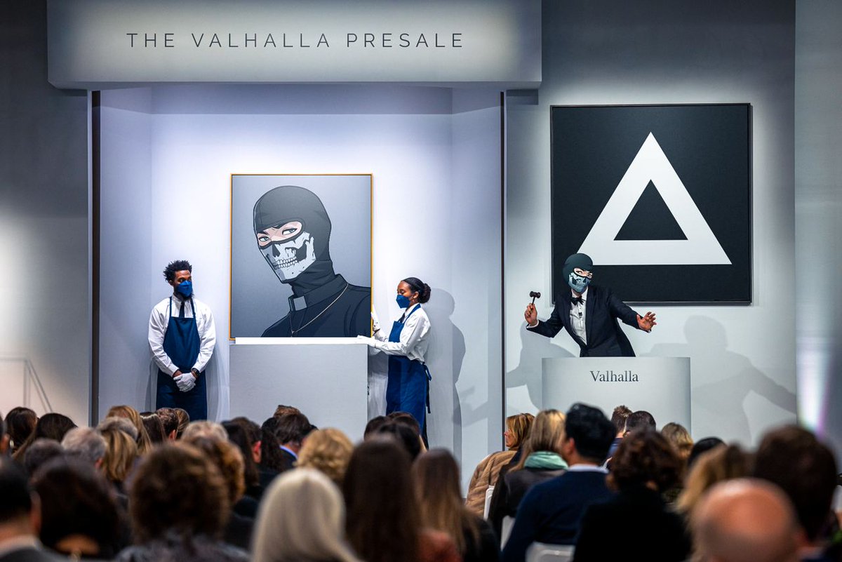 My name is Greg and it brings me great pleasure to be your auctioneer for the coveted "Presale Collection."

This season, we will be presenting 500 works composed by a few of this century's greatest talents.

We will begin shortly and I wish our bidders the best of luck.