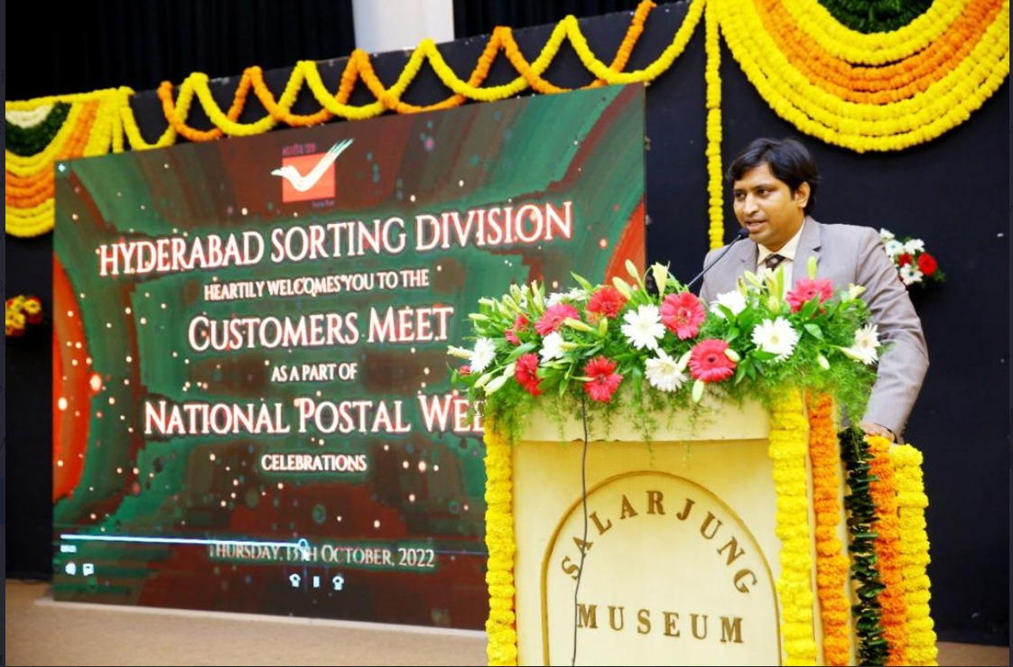 cpmgtelangana's tweet photo. Customer Meet organized @Hyderabad by Telangana Postal Circle as a part of #NationalPostalWeek2022
#PostalWeek2022
#AapkaDostIndiaPost
@IndiaPostOffice
 
@mygovindia
 
@pib_comm
    
@PIBHyderabad https://t.co/D1bJU3ufR0