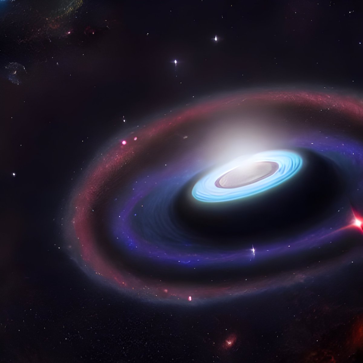 circlemileb's tweet photo. +NASA is that you?
- Nice to meet you pal, I am Stable Diffusion😎
#ai #aiart #galaxy #blackhole #stablediffusion #midjourney #dalle2 #magicspace https://t.co/18KBqf1L0q