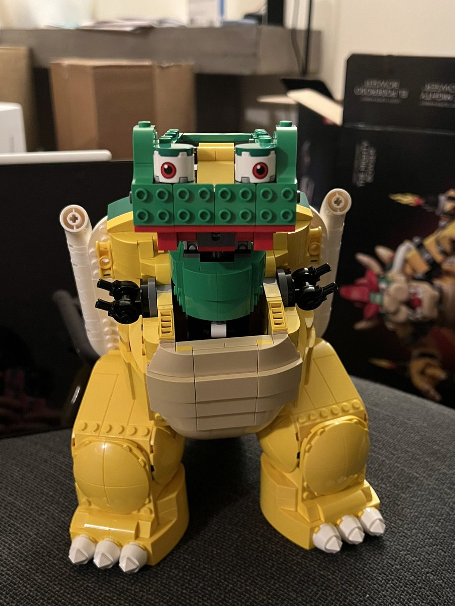 KenetBear's tweet photo. Lego #Bowser nightmare fuel https://t.co/VBI57pRiMj