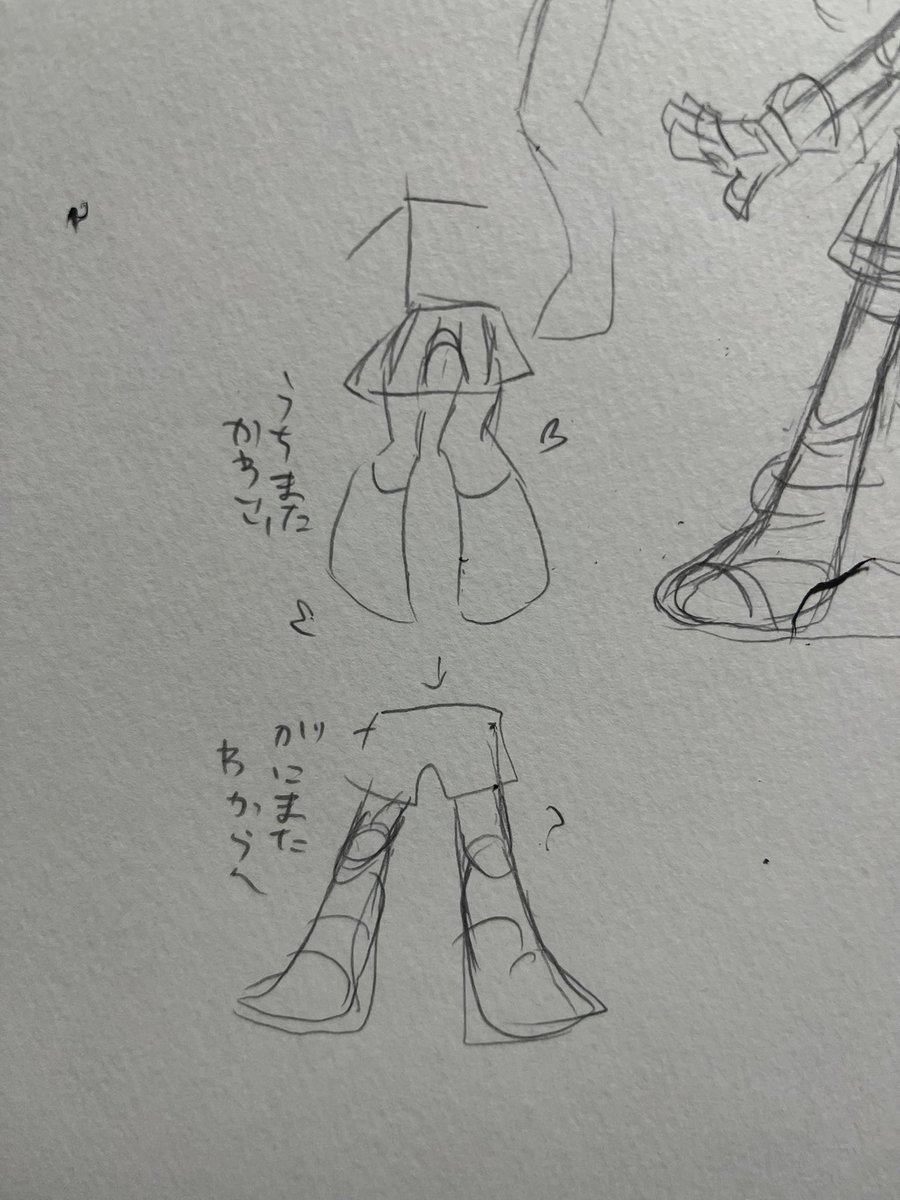 SDキャラ模索中。
まだ絵柄が確立していない感じ。
あと脚の形。内股だとガーリッシュでかわいい絵になるけど、ガニ股にするとかわいいの落とし所が迷子になってしまう。
むかし流行ってたピンキーストリートにちょっと似てるな…