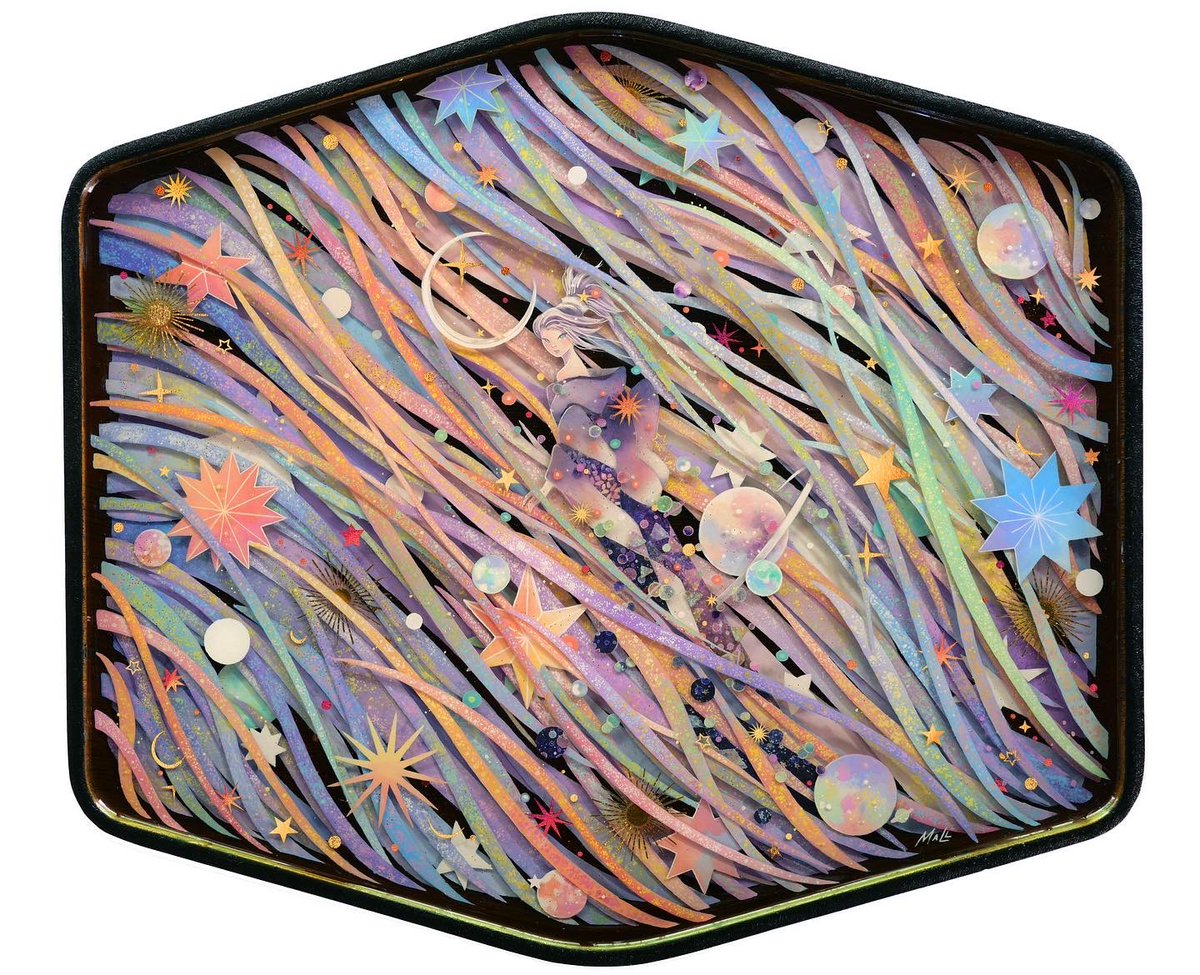shardula's tweet photo. “Star Sanctuary”, mixed media resin, 12”x 13.75” inches. My solo show “Luminescence” @havengallery runs from Sept.24th - Oct.23rd 2022.

View the entire show here or link bio: https://t.co/yPD7qn6DFP

To inquire on my last available work, email info@havengallery.com https://t.co/aboQ9Zl5FY