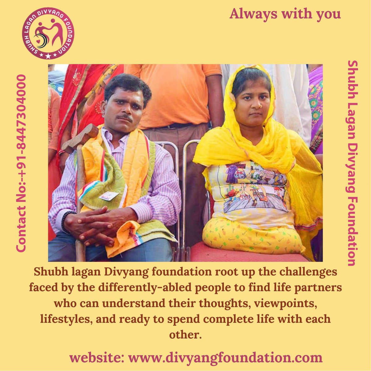 DivyangLagan's tweet photo. विकलांगों के विवाह हेतु सम्पर्क करें.
#disabilityawareness #disabled #wheelchair #spinalcordinjury #disabilityinclusion #disabilities #downsyndrome #abilitynotdisability #disabilitypride #handicap #covid
Contact No:-+918447304000
https://t.co/xwqRAxii9j https://t.co/713RzhiTFJ