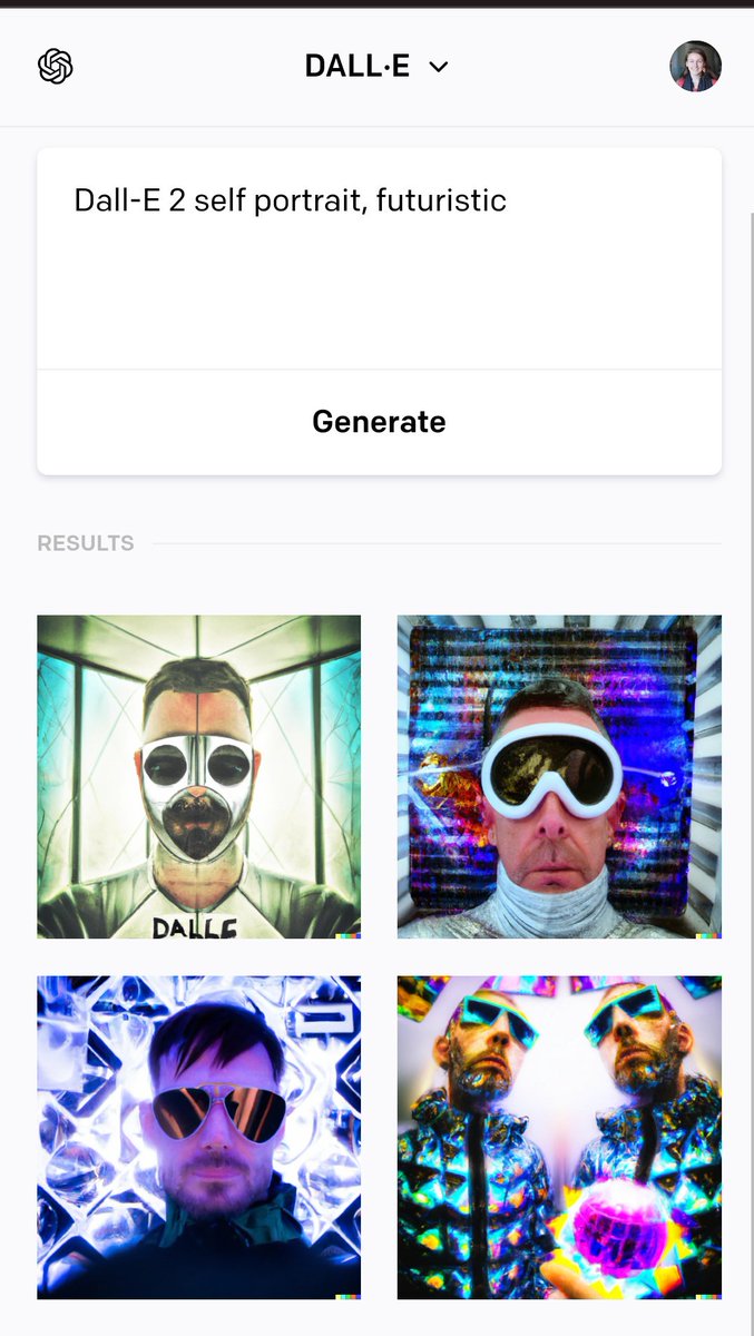 makerHilary's tweet photo. Playing around with generative models, I asked #dalle2 for a self portrait. What do you think? #openai https://t.co/UJysOBTy6m