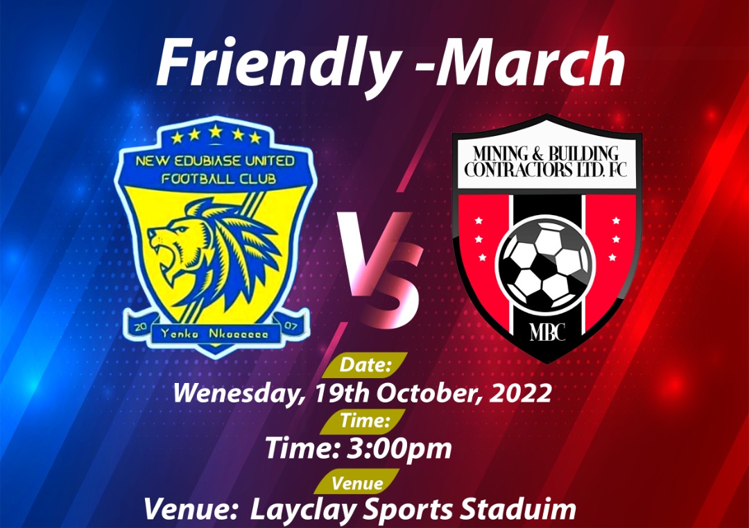 mbcfc21's tweet photo. Still in #PreSeason mood and today we engage @EdubiaseSc in a club friendly... 3pm prompt!
#WeAreMBC🖤❤🖤 https://t.co/RrfWqUxPcl