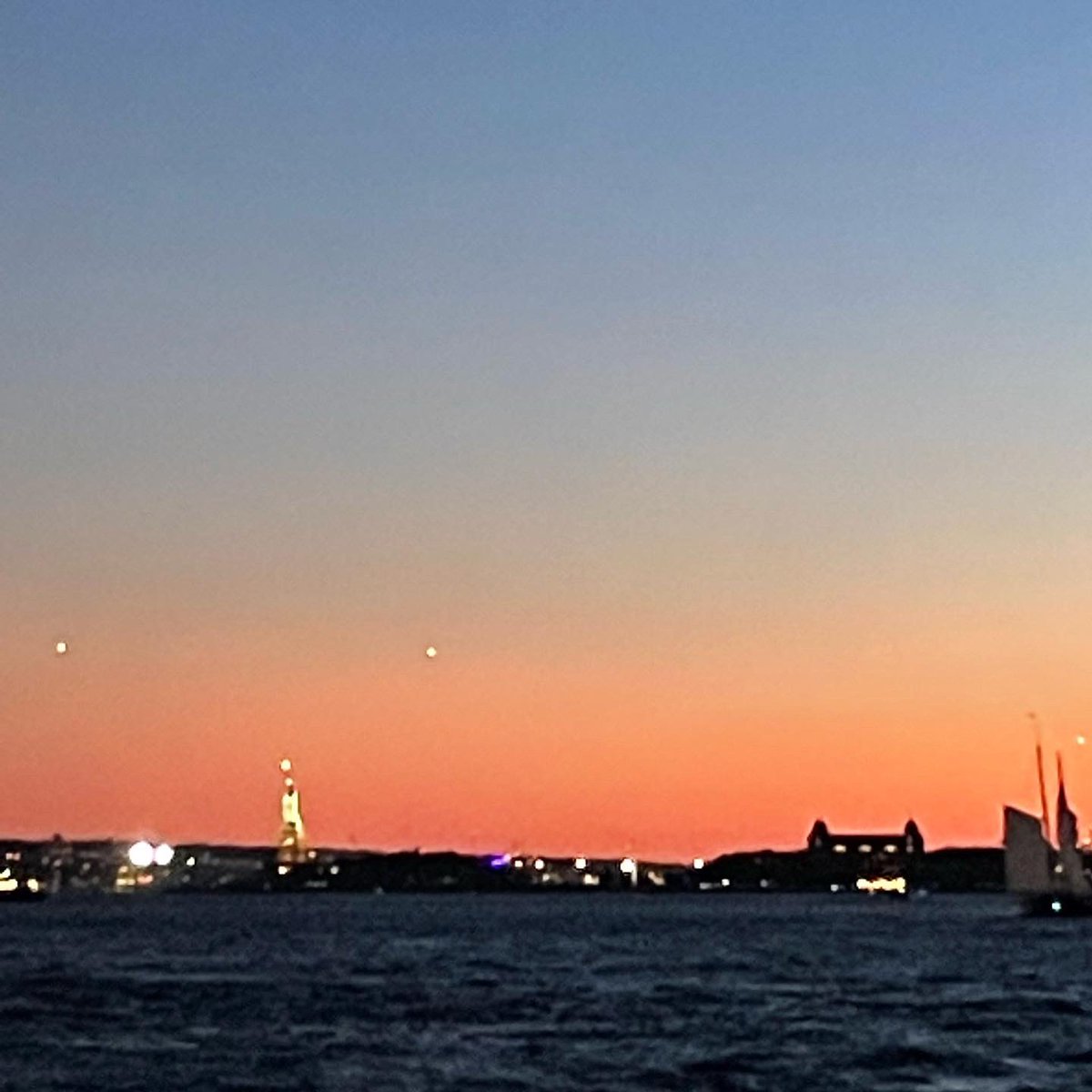 sunset in nyc