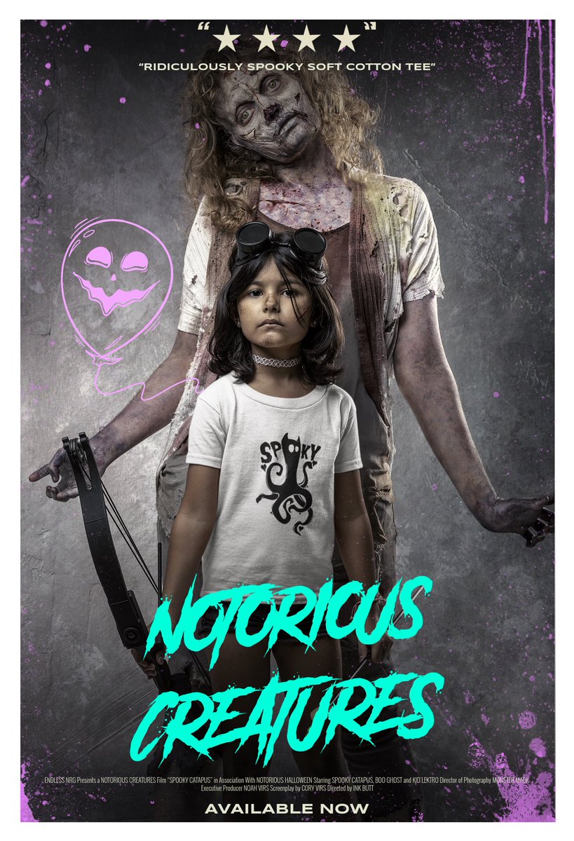 NotoriousCCFC's tweet photo. Spooky #Halloween tees available at the shop! #notoriouscreatures #tshirtdesign #toddlertee #kidsclothing #brandnew #clothingbrand https://t.co/ZZaLKvwA65