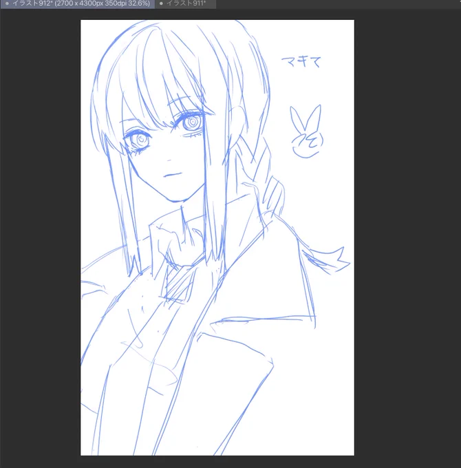 キャスでリクエストもらって描いたよ〜 