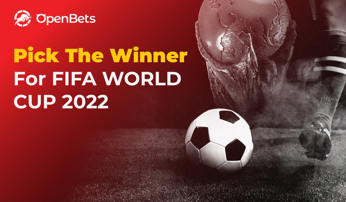 Openbets_gaming's tweet photo. Comment below who will win for FIFA World Cup 2022?

Click the link below to join!✍️
https://t.co/cn5BfvCcPz

#FIFAWorldCup #Qatar #Web3 #Crypto #Casino #Giveaway #BTC #slots #Gaming #Openbets https://t.co/NC0bxeapVZ