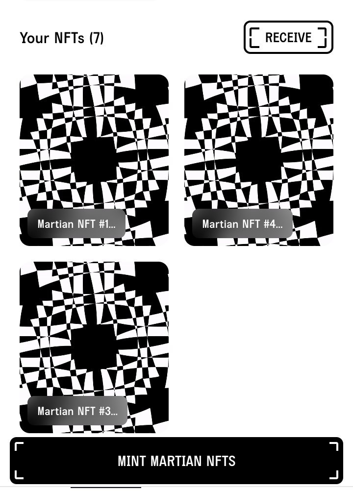 🔥 Claim NFT of <a href="/martian_wallet/">Martian</a> Wallet, maybe you will receive Retroactive

👉 Go to: nft.martianwallet.xyz/mint
Connect the Martian Wallet to the testnet and then mint NFT

Like &amp; Retweet to support us! #AptosAnalytics #LFM #AptosVN