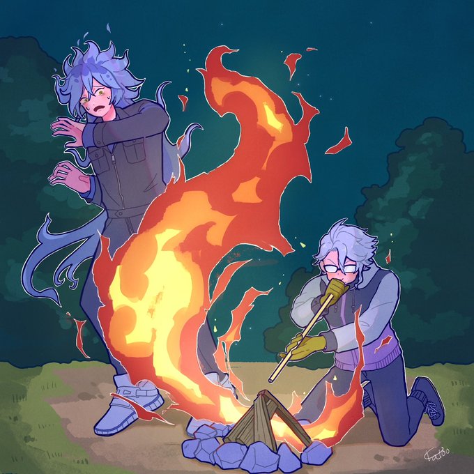 #twstファンアートちょっと火力が弱いですね 