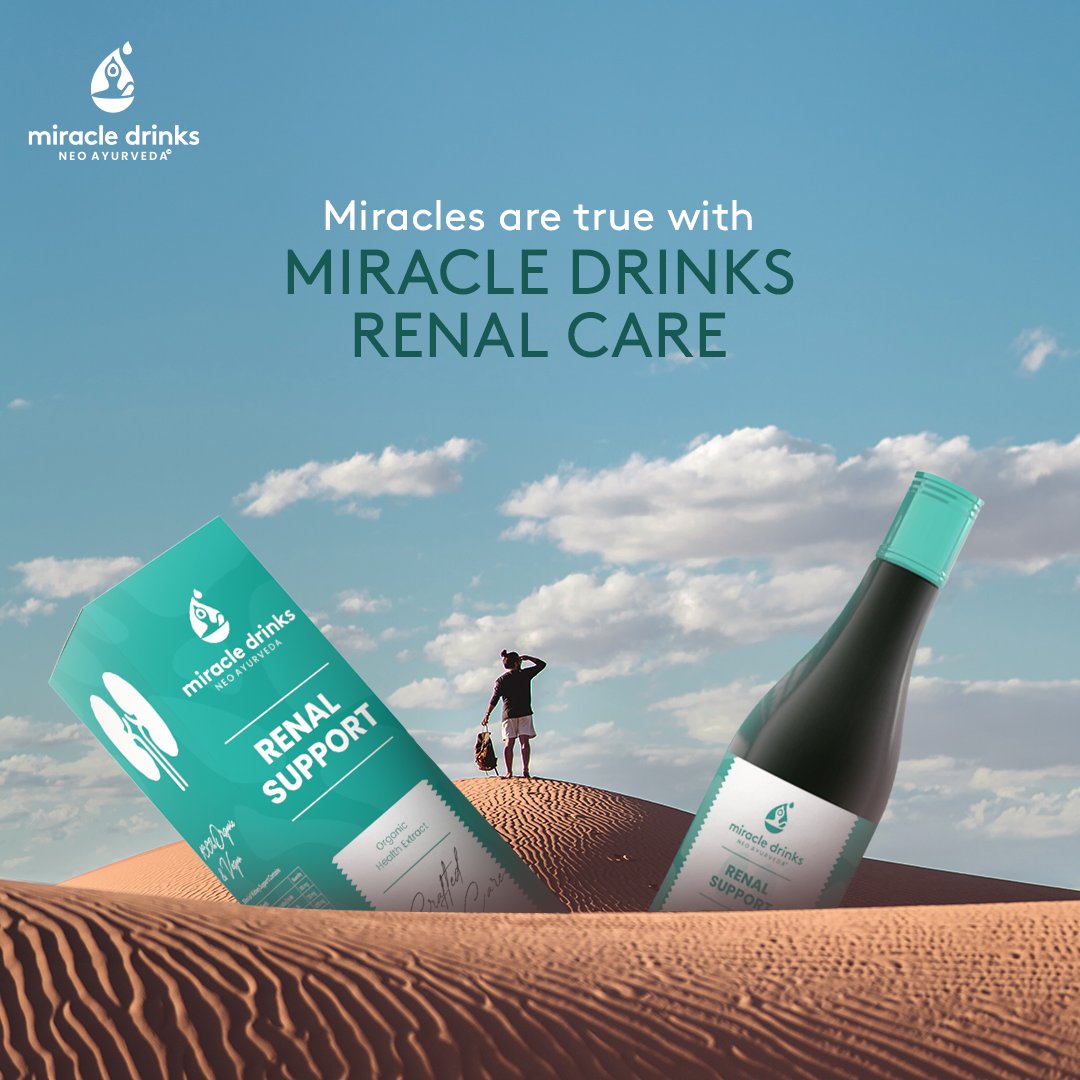 miracledrinksin's tweet image. Living with kidney disorders is not easy, but Miracle Drinks have the easiest and healthiest way of aiding people with kidney disorders.

#MiracleDrinks #MiracleProgram #MiracleIsHere #KidneyHealth #NeoAyurveda #Ayurvedic #HealthCare #Wellness