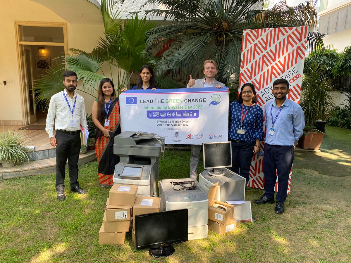 wko_ac_DEL's tweet photo. We were happy to participated in this year’s E-waste Day by the @EU_in_India  and the @giz_india 
#ThinkActSave  #recycling #India #ewaste https://t.co/pwS18z9XQ8