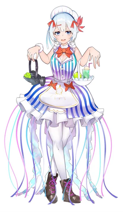 褒められてうれしいので追加で…クラゲモチーフの子とかすごい気に入ってる 
