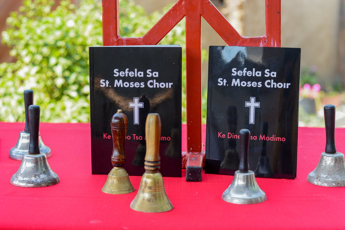 StMosesChoir's tweet photo. Sefela Sa St. Moses Choir: Ke Dineo Tsa Modimo.

Over 120 original hymns in 1 book, solely composed and written by Mrs Sophia Maqueen Makhanya. Featuring 12 new and unreleased hymns! Someone mentioned that in HER (Mrs Makhanya) we have GOLD! 😍🙌 We are blessed.

Order Yours! https://t.co/3qsZcvsrR8