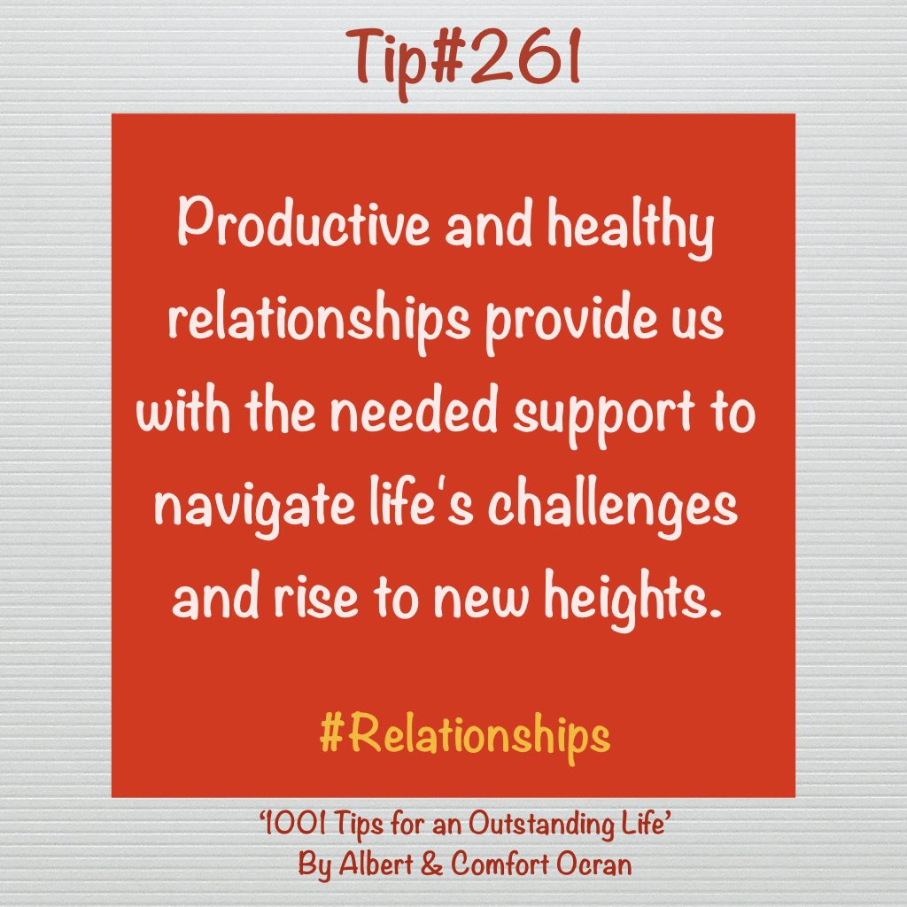 AlbertNEOcran's tweet photo. With the right people around you, you will keep progressing, even in challenging times.

#1001Tips  #ExecutiveCoach #Relationships https://t.co/qLd1P5aVwQ