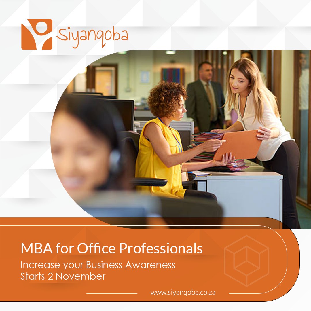 Siyanqoba_ZA's tweet photo. Gain new understanding of #business functions & the confidence to take on #managerial tasks. Book now! https://t.co/sqsep5uM7M
#Siyanqoba #OccupationalTraining #OfficeProfessionals #ManagementProcesses #Lead #PA #NEXTEC #PeopleSolutions https://t.co/ZkmDseZWlk