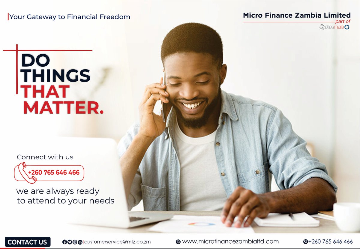 MfZltd's tweet photo. We give you loans that help you fuel dreams to greater heights.

With our loans, the sky is not the limit but the starting point.

Get a salary advance loan to help meet your short term needs.

Give us a call today for more enquirers #yourgatewaytofinancialfreedom https://t.co/FWaGz3wYHq