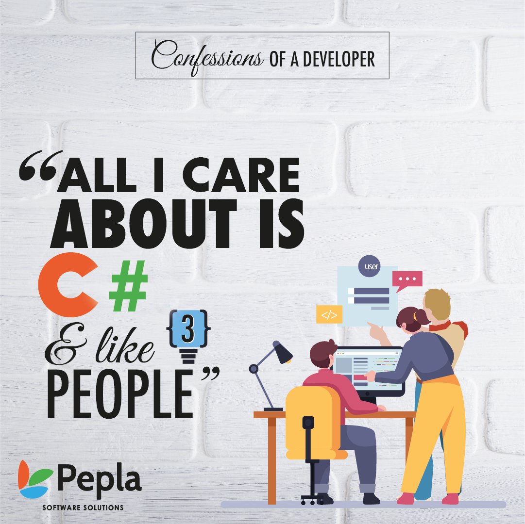 PeplaInfo's tweet photo. Dev confessions...
#devconfessions
#softwaredevelopment
#developer https://t.co/nMk1iOUPQX