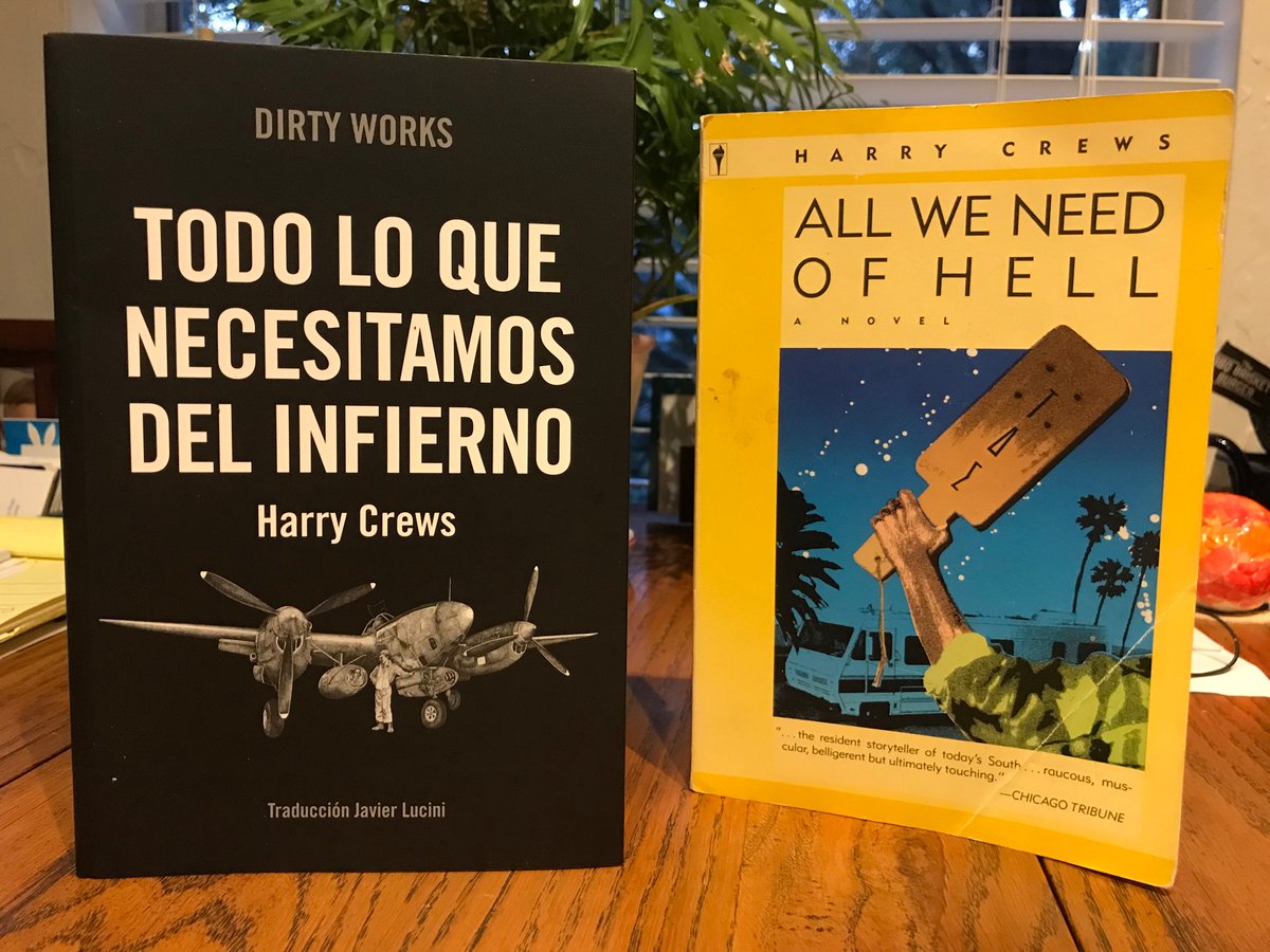 dirtyworksedit's tweet photo. ¡¡¡Nuestro querido @TedGeltner (biógrafo de Crews) ya lo tiene (y nos dice que la semana que viene le hará llegar el otro ejemplar a Huntley, el abogado de Crews en el que se basa el personaje de Duffy) BIG TIME!!! https://t.co/XTeX5YhrJY