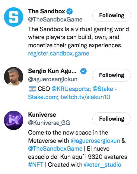 ThomasNFTss's tweet photo. @TheSandboxGame @aguerosergiokun @Kuniverse_GG I'm Done 
Hope I'm lucky 💕
@Art3misPunk @BeeTalk2050 @chillhodler https://t.co/eyfZ1208vC