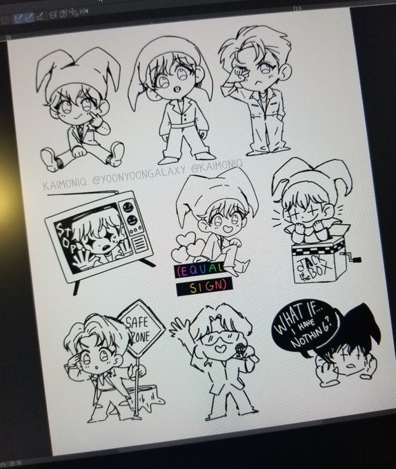 Here's a really lame w.i.p of some really cute Jack In The Box stickers ove been working on!✨ I tried making one for every song 😤💖 🔥My favorite is Stop and Safety Zone (which I put a lot of thought into~) https://t.co/KdsG3yvweD 