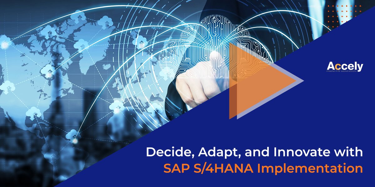 accelygroup's tweet photo. Move to #SAPS4HANA and enable smooth integration within your departments as well as other departments belonging to your different offices across the globe!
Want to know more? Visit https://t.co/VyyyNFbLou
#Accely #SAP #S4HANA #ERP #SAPHANA #SAPImplementation https://t.co/MWPKzIZju1