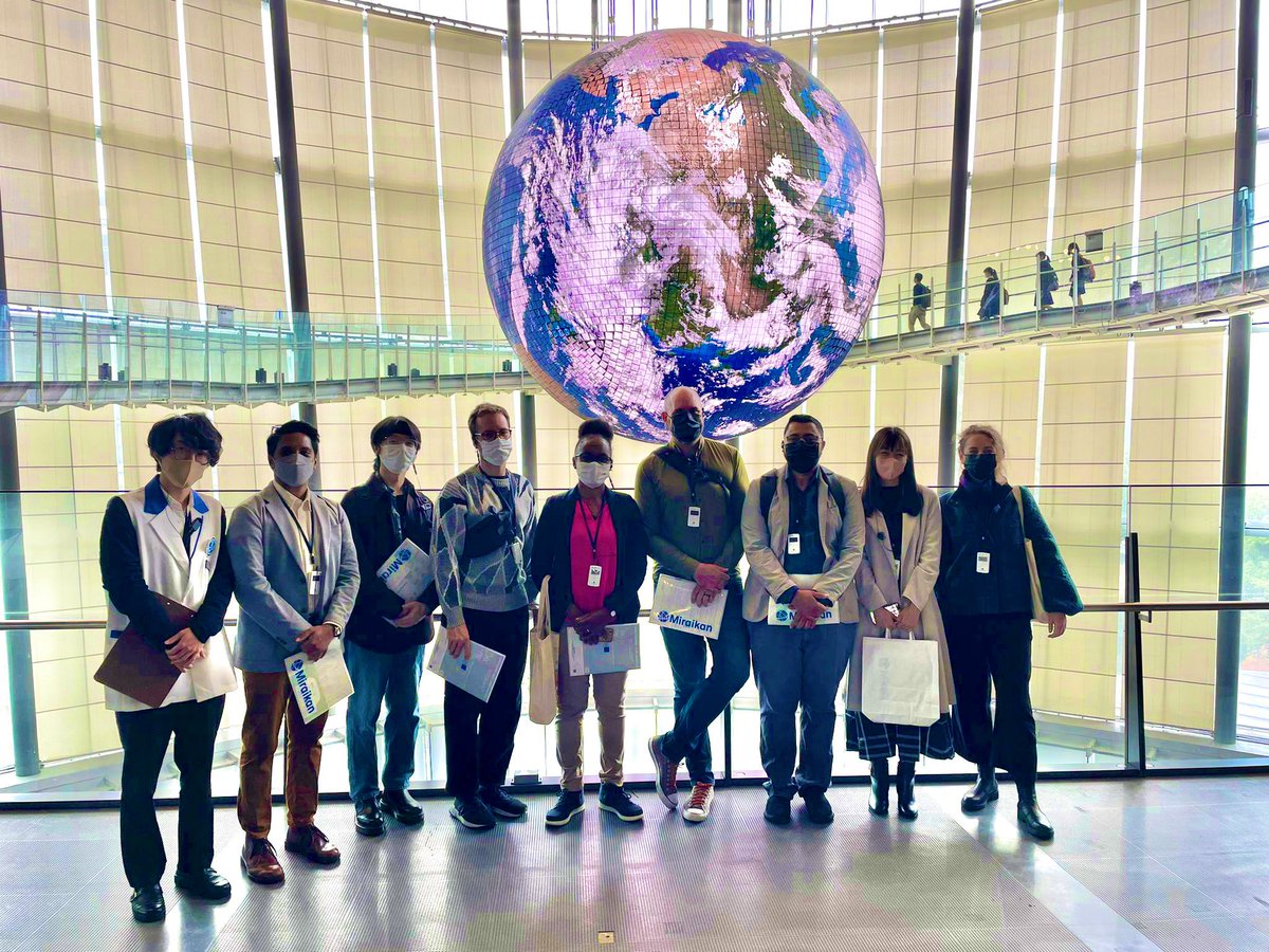 theworldbeckons's tweet photo. Day three of @FWEngage was full of hijinks at @miraikan, including an amazing visualization of natural disaster impacts (https://t.co/DGtqdkz8KS) and a special exhibit about the rise of YouTubers. https://t.co/nU1vvDWlr3
