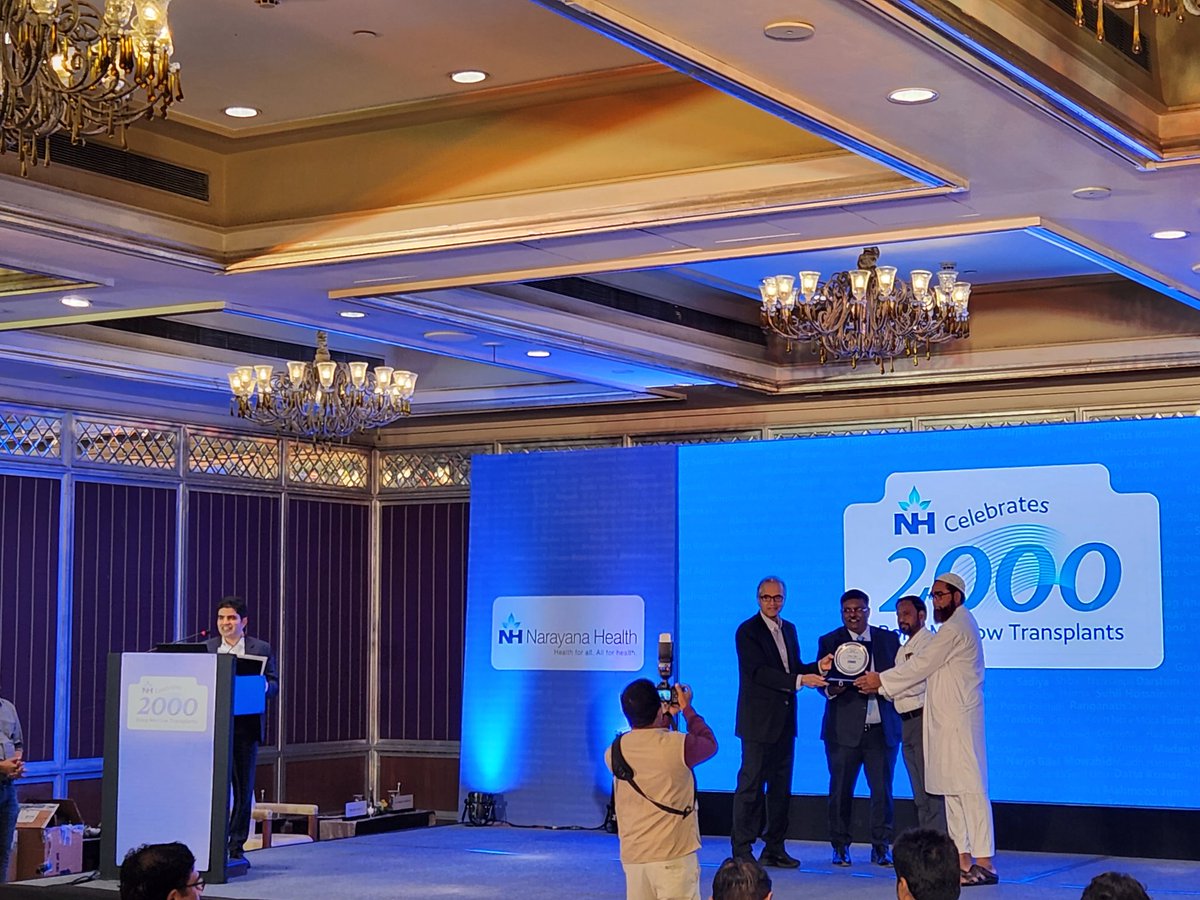 2000 bone marrow transplants celebration <a href="/drsunilbhatt89/">sunil</a> <a href="/NarayanaHealth/">Narayana Health</a> #nhsuperheroes