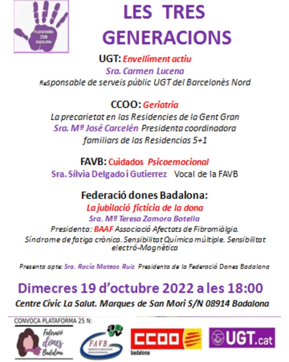 plataforma25N's tweet photo. Us esperem https://t.co/v54D27jo5w