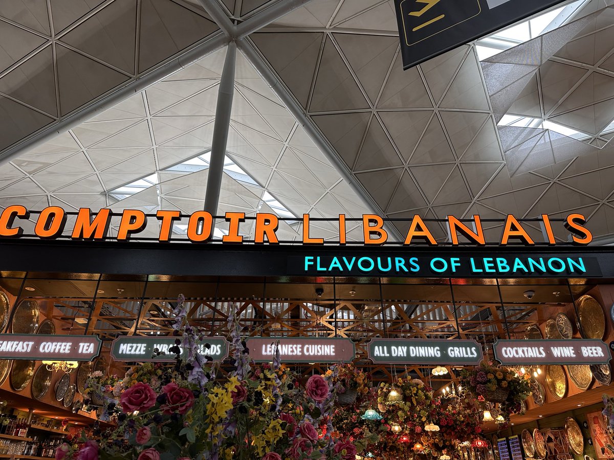 Emily1910's tweet photo. Big shout out to the staff at @STN_Airport #flavoursoflebanon all very friendly & charming. Started our holiday off in the right mood & a lovely atmosphere to sit & wait for our delayed flight. Thank you!! #goodservice #friendlystaff #deservespraise #rewarding https://t.co/CP7V0l6tcK