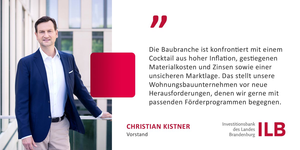 ilb_wirfoerdern's tweet photo. Wohnen in #Brandenburg. 🏘️ Heute findet das BfW Expertenforum in der #ILB statt. Christian Kistner eröffnet, @MIL_Brandenburg-Staatssekretär @RainerGenilke referiert über Wachstum in der Region. 👏

Wir unterstützen auch Ihr Bauvorhaben: ➡️ https://t.co/uhVdUFta2r

#wirfördern https://t.co/cMhB9Y3dgg