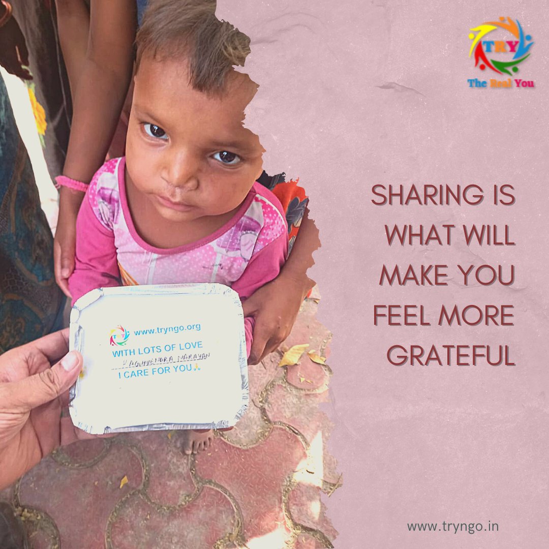 TryNgo2's tweet photo. "Sharing is what will make you feel more grateful."

If you need any assistance get in touch with us at:👇
☎️ +91 81711 17111
🌐 https://t.co/g3iCSPp8DT
.
.
.
.

#tryngo1 #tryngoindia #fundraising #charity #donation #donate #volunteer #humanity #volunteering #socialgood #children https://t.co/RnjRT453oP