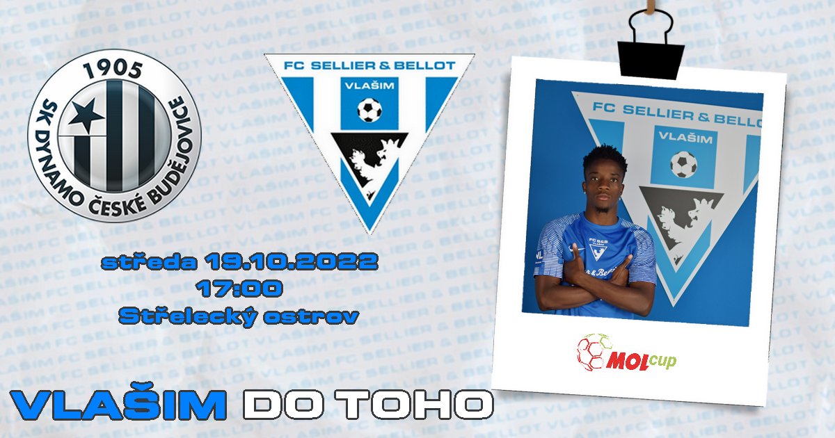 fcsbvlasim's tweet photo. Dnes se představíme v pohárovém utkání na hřišti @SK_Dynamo_CB ;) VLAŠIM DO TOHO 💙🤍 https://t.co/29FeQzlWjN