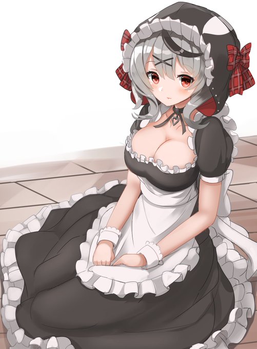 Holoctober Day 17 - メイド/Maid
メイド姿クロヱちゃん～

#HOLOctober 
#さかまた飼育日記 