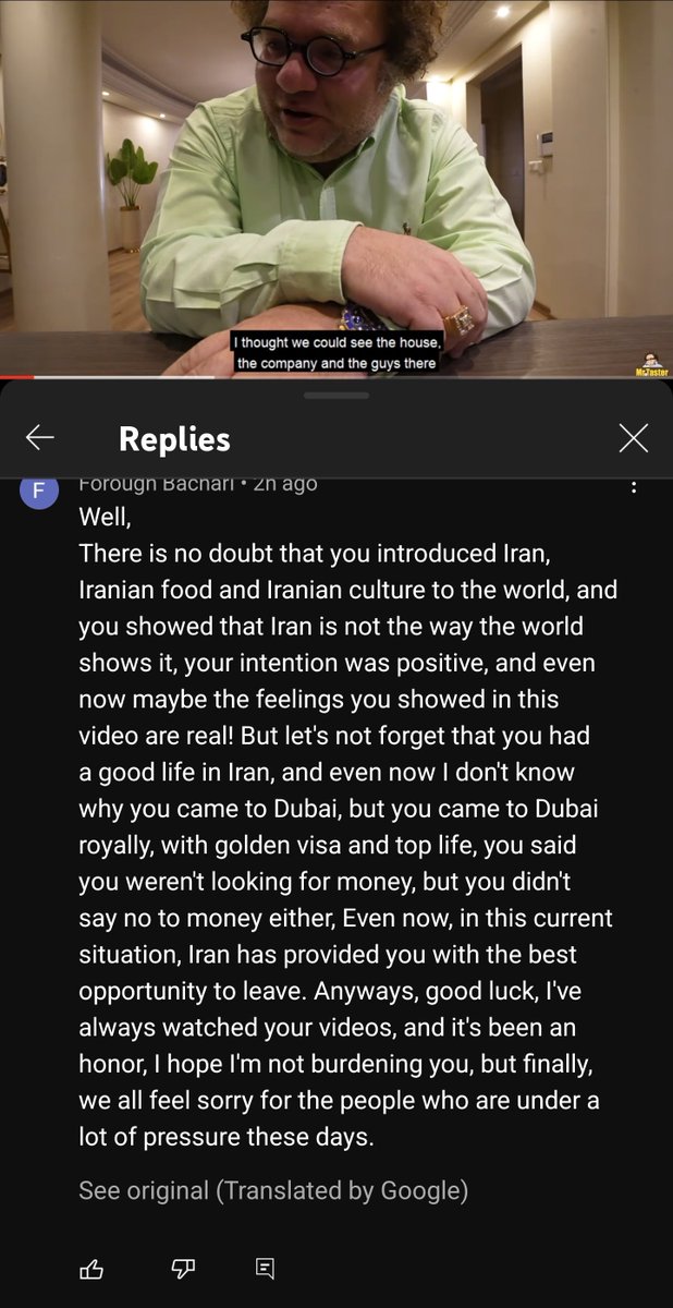 ZoroastersChild's tweet photo. @AlinejadMasih While #ElnazRekabi is welcomed as a hero, regime shill Hamid Sepidnam #MrTaster flaunts his gold ring, sheds crocodile tears & tells he is immigrating to Dubai or the UK instead of standing with & supporting his ppl
#IranRevoIution2022 #MahsaAmini
#مهسا_امینی https://t.co/kCx73p6kW3