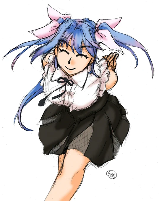 #毎月19日はイクちゃんの日というのを突然思い出したので過去絵を再掲。 
