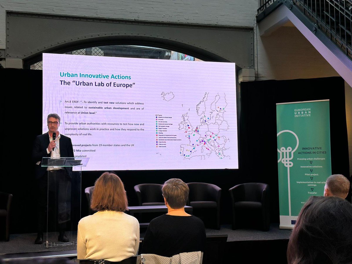 EUI_Initiative's tweet photo. Live from Brussels! UIA cities inspiring us with their innovative projects and introducing EUI And it’s topics of the first Innovative Actions call #neweuropeanbauhaus 

@gavius_eu  @urbaaniakasvua @EUinmyRegion https://t.co/Vti7ffGkh4