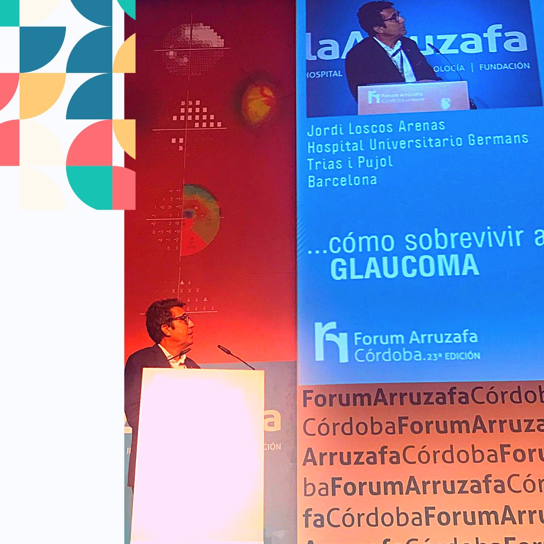 Oftalpilar's tweet photo. El Dr. Loscos, especialista en #glaucoma a @hgermanstrias i @oftalpilar durant el simpòsium "...como sobrevivir al GLAUCOMA", organitzat per la Fundació de @laarruzafa, organització sense ànim de lucre gestionada per professionals de l'hospital de Córdoba. #ofamologia https://t.co/1liBP2wWOn