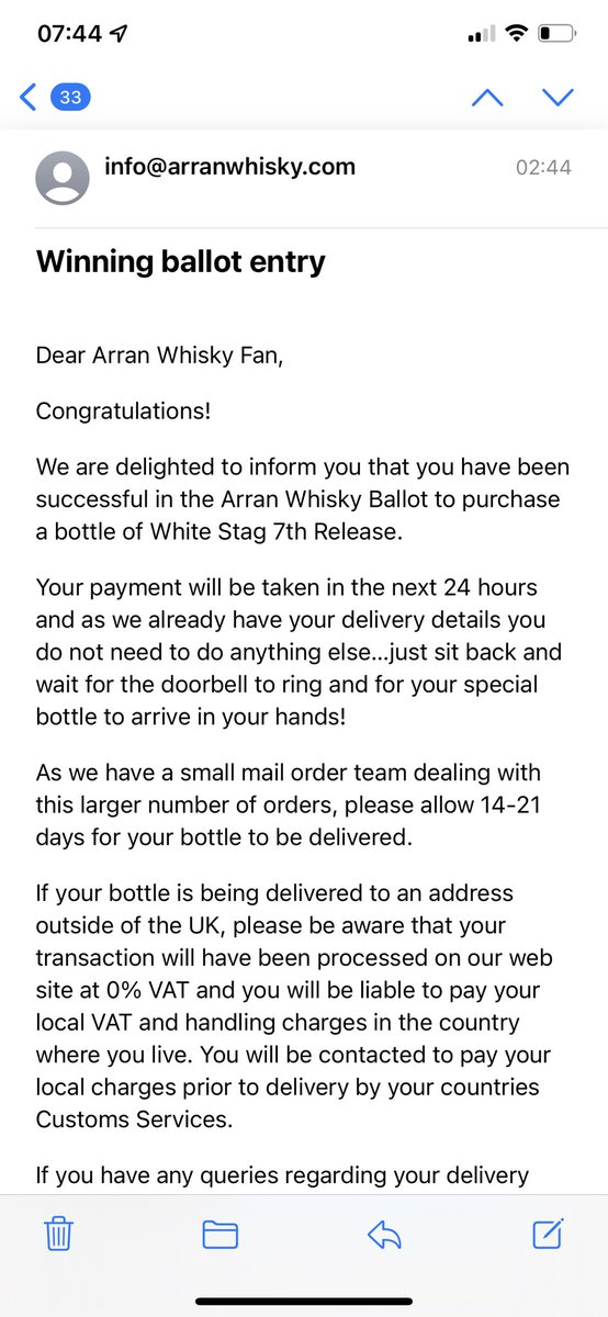 Never usually this lucky. Save me a trip to the island then. 😁