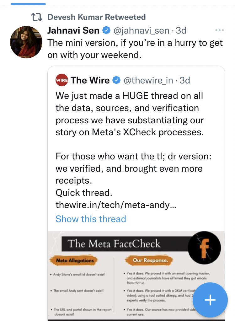 devyanidilli's tweet photo. @psychia90 L!ar got caught. From “all verified” to “lets check”. CYA on🤣
A dark day was averted, no thanks to CAbaLeLi pidis
#MetaVsTheWire https://t.co/P8fFgoo8yf