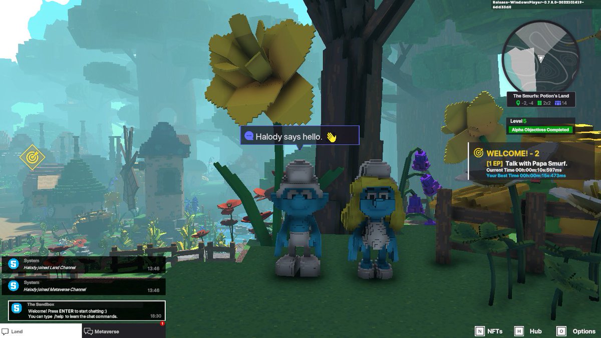 KingsWhc's tweet photo. @TheSandboxGame I just participated in The Smurfs Giveaway for a chance to win a Season 3 Alpha Pass! Check out my screenshot below! 👇 https://t.co/EaDLkqgze3