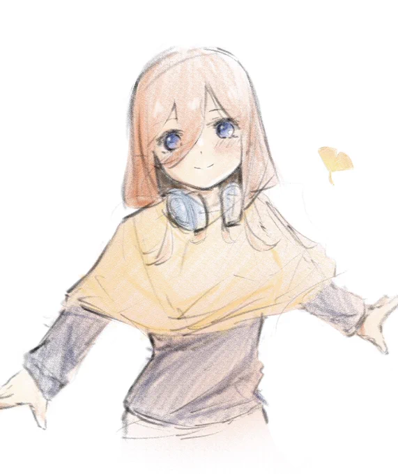 空きコマで描いた三玖 