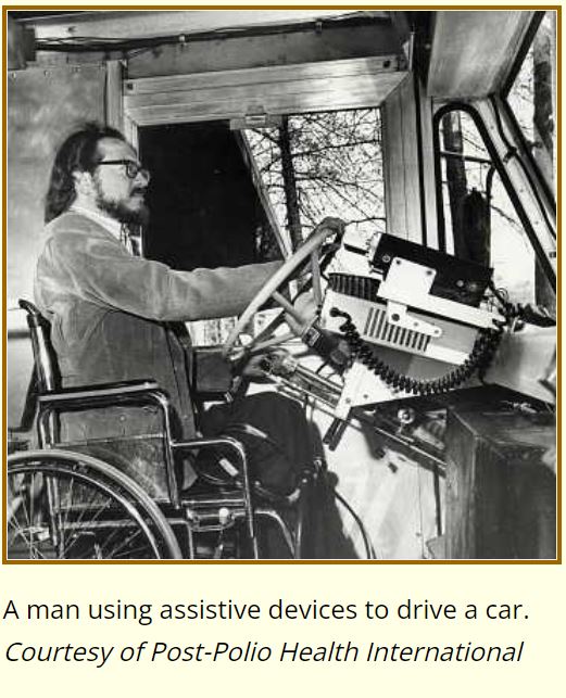 GwiziSoneni's tweet photo. #LetsEndPolio
A man using #AssistiveDevices to drive a car.
Source-National Museum of American History
#DisabilityTwitter https://t.co/tlcZOO3Mvn