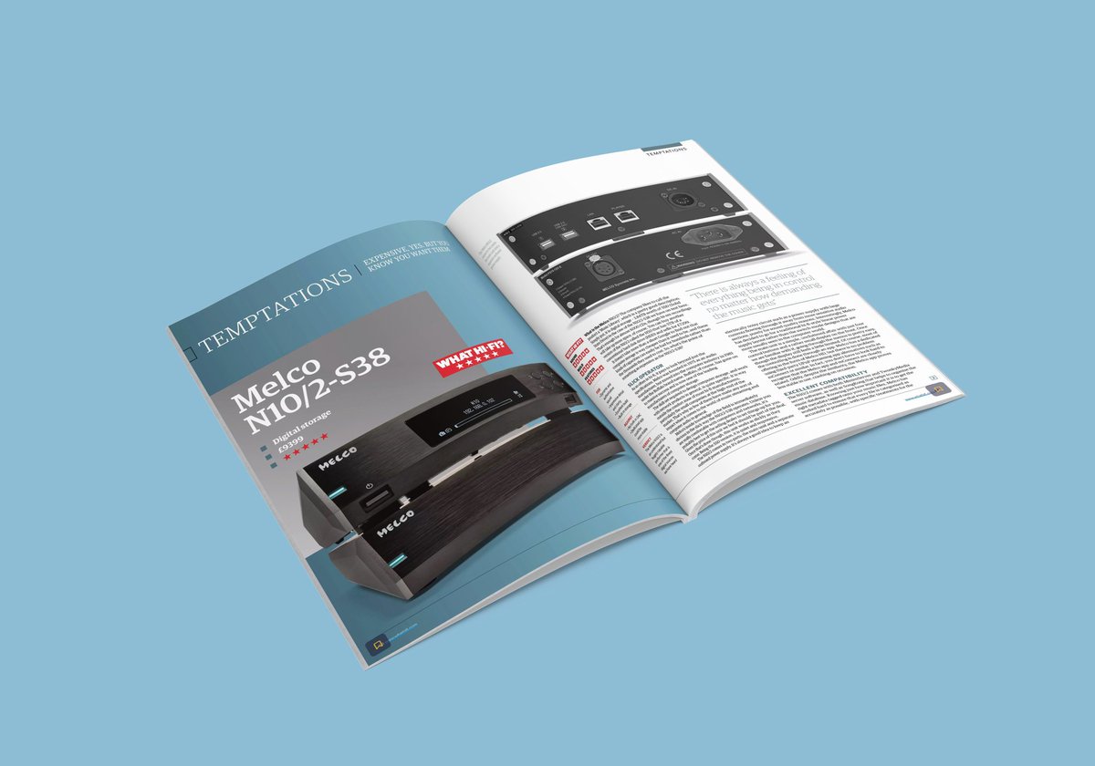 Another amazing review from <a href="/whathifi/">What Hi-Fi?</a>  for the @MELCOAUDIO N10/2 S38.