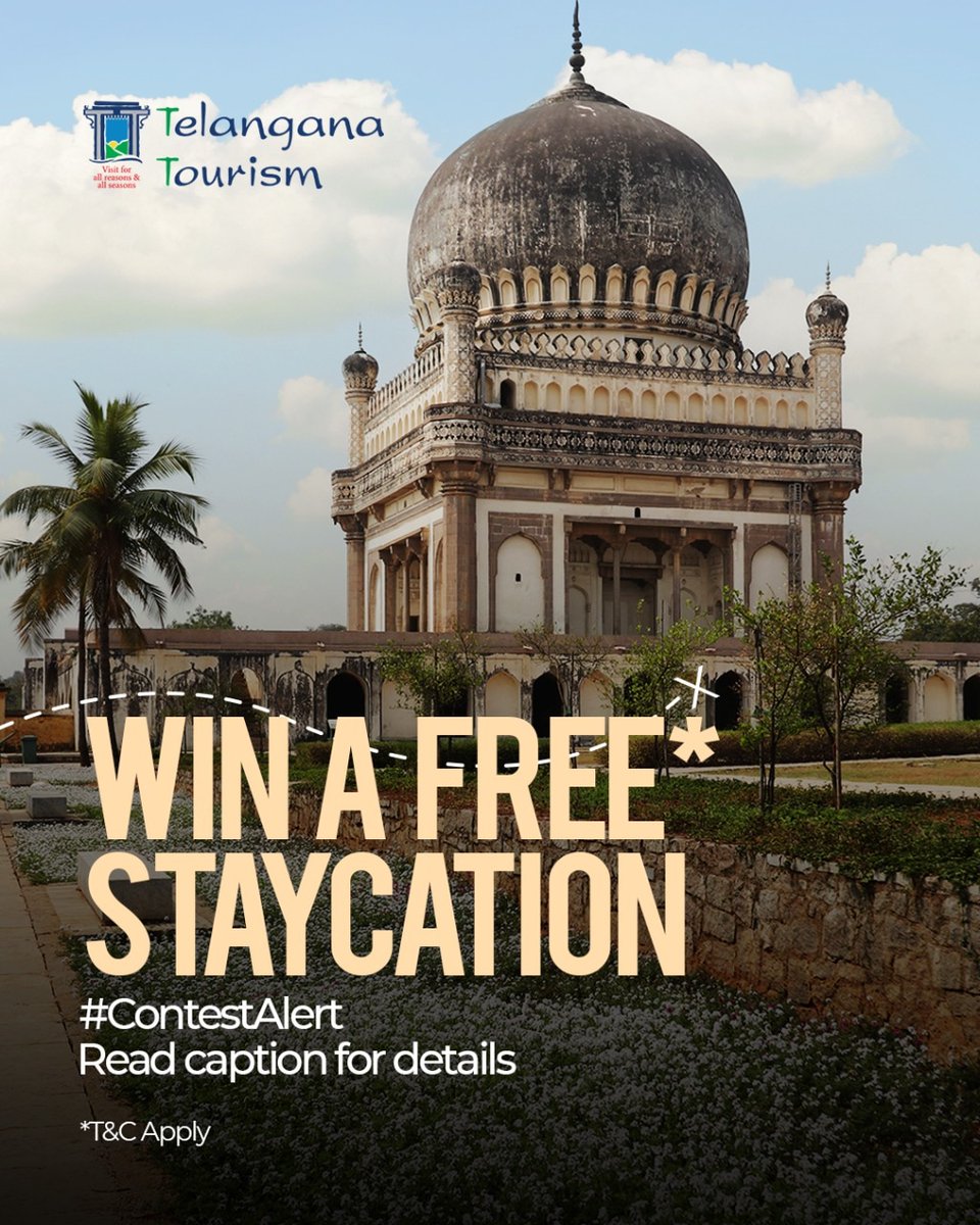 Name one celebrity who you would like as your travel buddy and win a free* staycation. > Follow TSTDC on Instagram, Facebook & Twitter. > Share this post on your story & tag us or send a screenshot. Last date: 25th Oct Winner announcement: 30th Oct #TelanganaTourism
