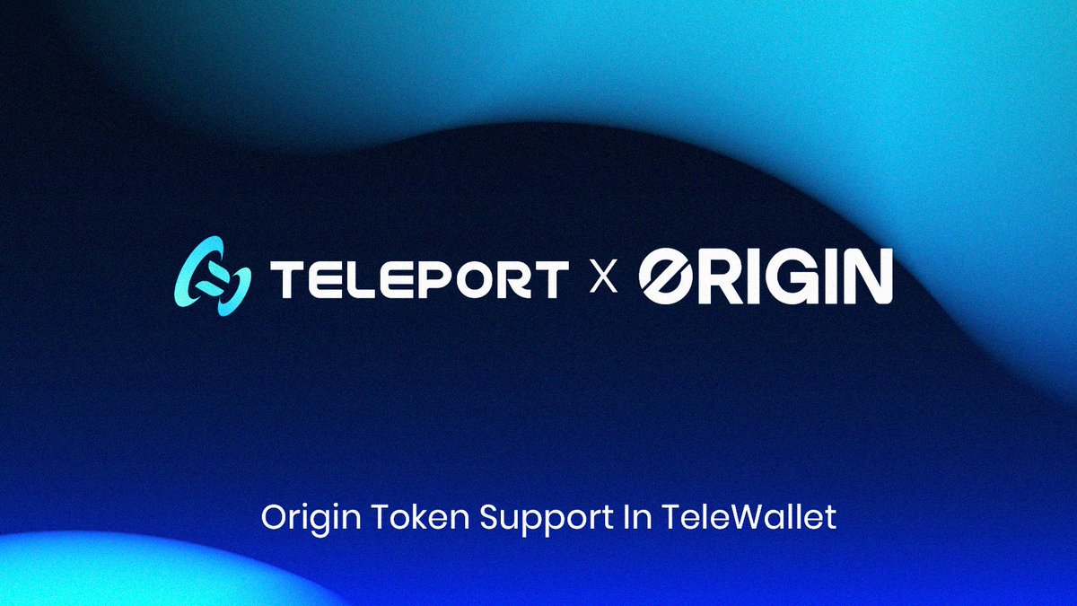 Teleportchaincn's tweet photo. 🫂Teleport和我们的伙伴们

🦾 我们很高兴地宣布与@OriginProtocol 达成合作
🦾 #TeleportWallet 已支持Origin所有的原生代币

✨期待与#OriginProtocol 一起构建一个更加互操作融合的 #Web3 https://t.co/2gmCubIPJv