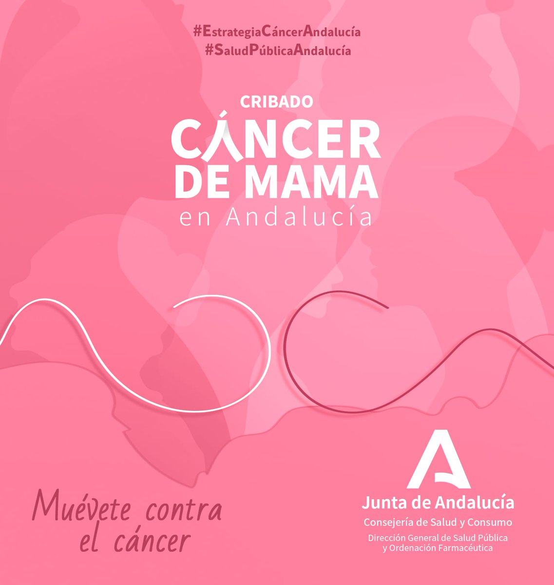 Todos tenemos cerca a alguien que lucha contra el cáncer. Son un ejemplo inspirador de superación y coraje. #Andalucía seguirá ampliando la edad de cribado del cáncer de mama hasta alcanzar a las mujeres de entre 40 y 75 años. #ElRosaEsMásQueUnColor #DíaMundialDelCáncerdeMama