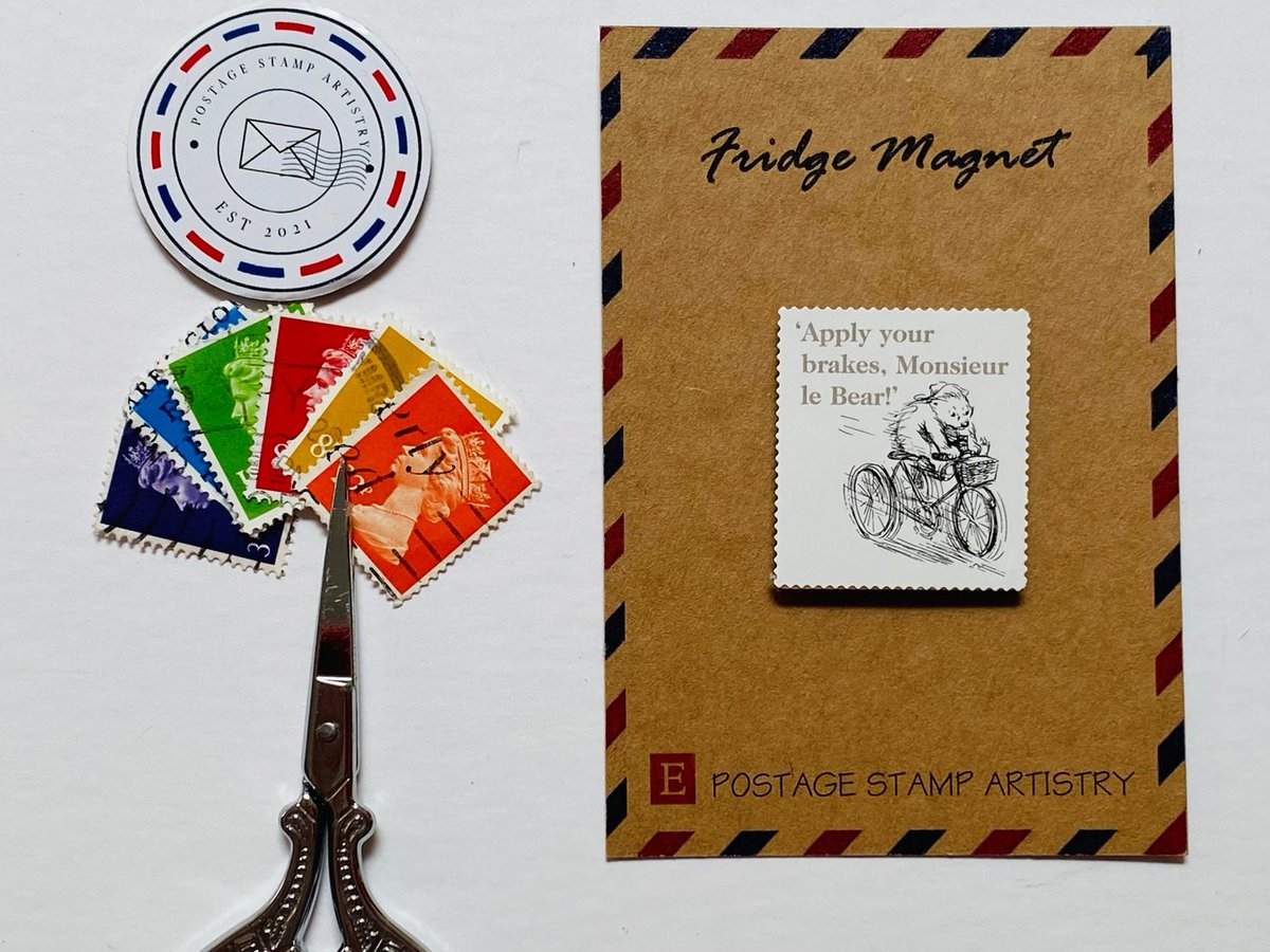 pstampartistry's tweet photo. Excited to share this item from my #etsy shop: Pick Your Fridge Magnet/Paddington Bear Magnets/10 Design Options/Postage Stamp Fridge Magnets - 35 x 30mm Fridge Magnet https://t.co/qdD06tuBrc
#earlybiz #mhhsbd #craftbizparty #paddingtonbear #fridgemagnet #paddington #tokengift https://t.co/73PI45dgk4