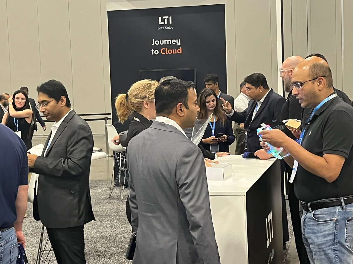 ltm_ofcl's tweet photo. Team LTI had a highly productive first day at @Oracle CloudWorld 2022. Day 2 will be even more exciting, and we hope to meet many of you at booth #212.
Don't miss our customer spotlight sessions scheduled for October 19!
#OCW #CloudWorld #LTIxOracle #LetsSolve https://t.co/9tN7aiioZi